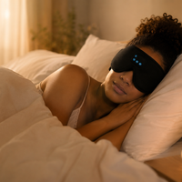 Dormly Blackout White Noise Sleep Mask
